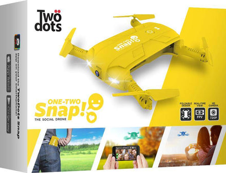 TWO DOTS SNAP EL DRON SOCIAL AMARILLO DRONES DE CONSUMO