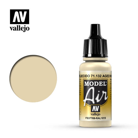 VALLEJO MODEL AIR AGED WHITE 71132 VALLEJO COLORS