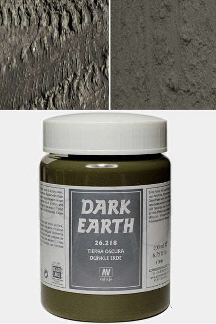 VALLEJO VALLEJO TEXTURE DARK EARTH 26218 COLORES VALLEJO