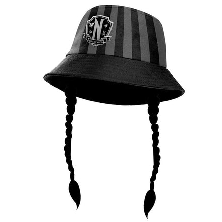 Wednesday Braids Bucket Hat Karactermania