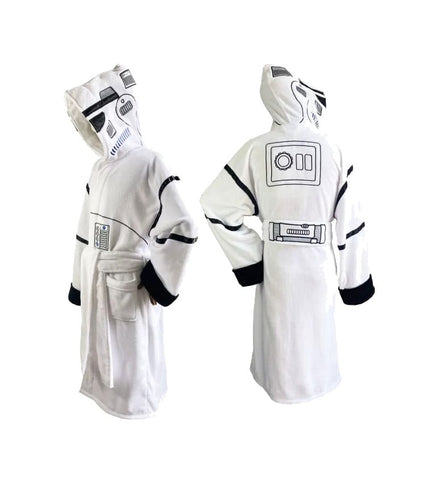 Albornoz de forro polar original de Stormtrooper de Star Wars, color blanco