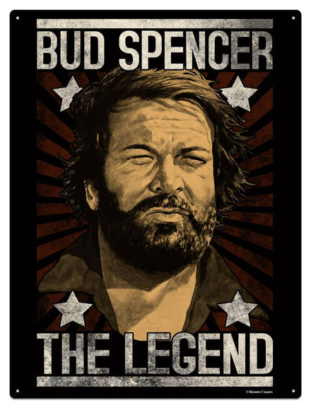 Bud Spencer Tin Sign The Legend 30 X 40 cm