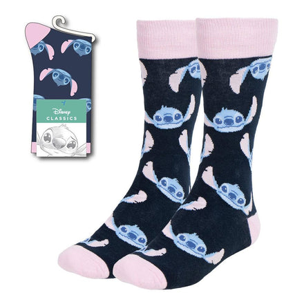 Lilo & Stitch Stitch Face Socks Pink 36 - 43