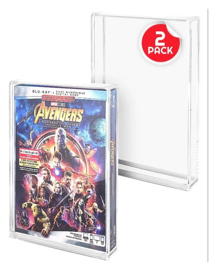 Estuche de acrílico paquete de 2 para PS3/PS4/Blu-Ray/XBOX One Evoretro