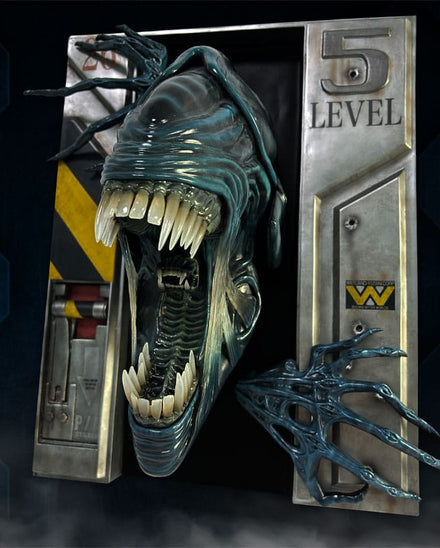 Escultura de pared Aliens 1/2 Alien Queen 51 X 41 X 25 cm