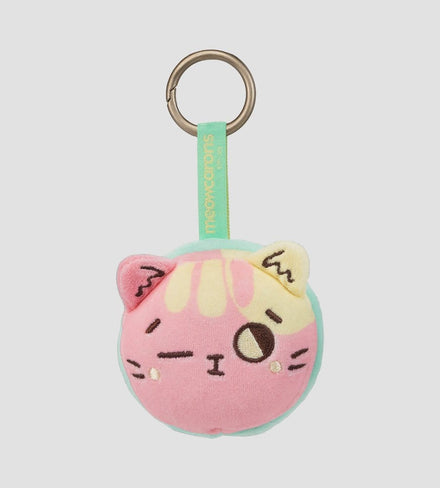 Colgante para bolso de peluche Meowcaron Guiño 7 cm