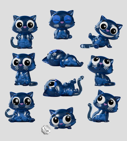 Cat Scans Mini Figures S1 6 cm Caja Expositora (9)