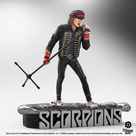 Scorpions Rock Iconz Statue Klaus Meine Limited Edition 22 Cm