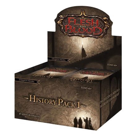 Flesh and Blood TCG History Pack 1 Black Label Booster Display (36) Spanish