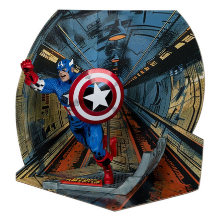 Marvel Collection Estatua de PVC 1/10 Capitán América (Capitán América #100) 12 cm