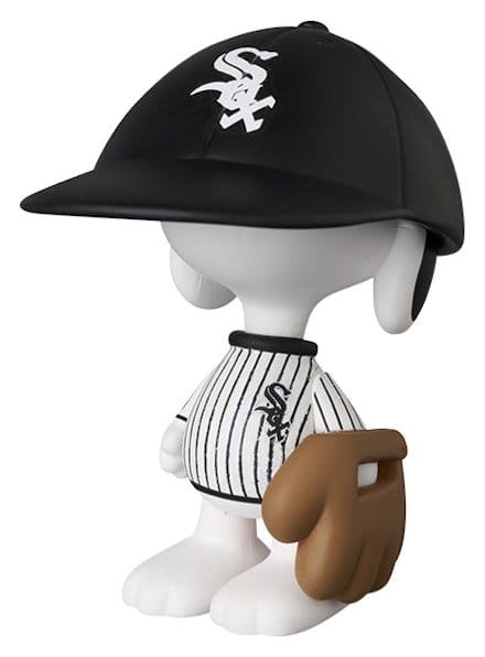 MLB × Peanuts UDF PVC Figure Chicago White Sox Snoopy 7 cm