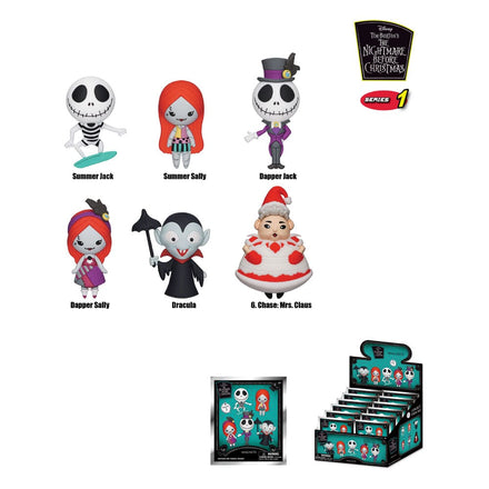 The Nightmare Before Christmas 3D Magnets Series 1 Display (12)