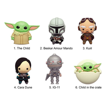 Star Wars: The Mandalorian 3d 3d Magnets Series 1 Display (12)