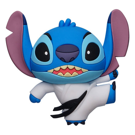 Imán 3D de Lilo & Stitch - Stitch Taekwondo
