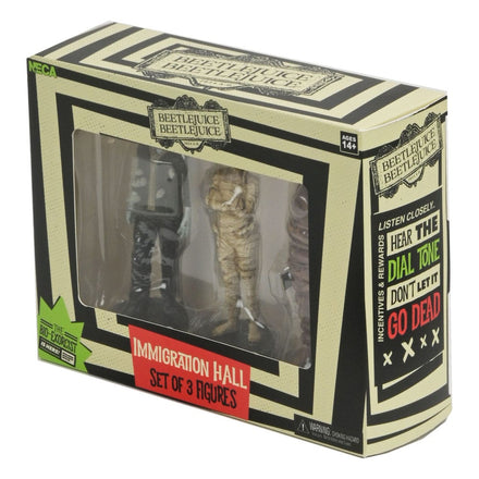Beetlejuice Beetlejuice Figure 3 - Pack Immigration Hall 1 10 Cm