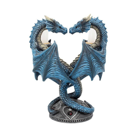 Portavelas de corazón de dragón de Anne Stokes, 23 cm