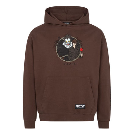 Sudadera con capucha gráfica Death Note marrón