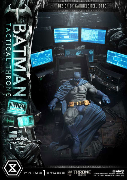 Estatua DC Comics Throne Legacy Collection 1/3 Batman Tactical Throne Deluxe Bonus Version 57 Cm