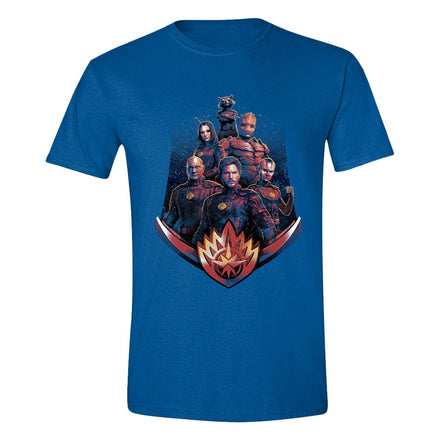 Camiseta Marvel Guardianes de la Galaxia Vol. 3 con diseño de grupo efecto desgastado