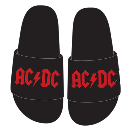 Pantuflas con logo de AC/DC