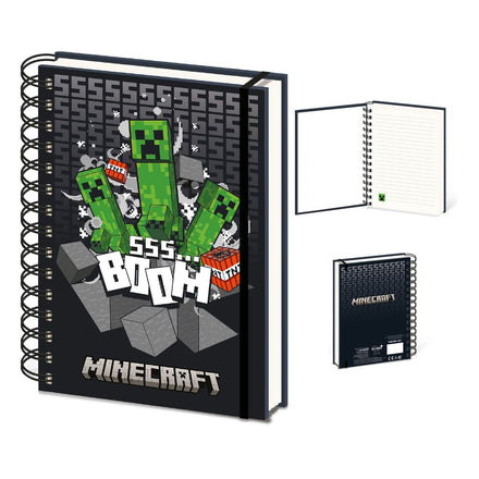 Minecraft 3D Wire-O A5 Notebook