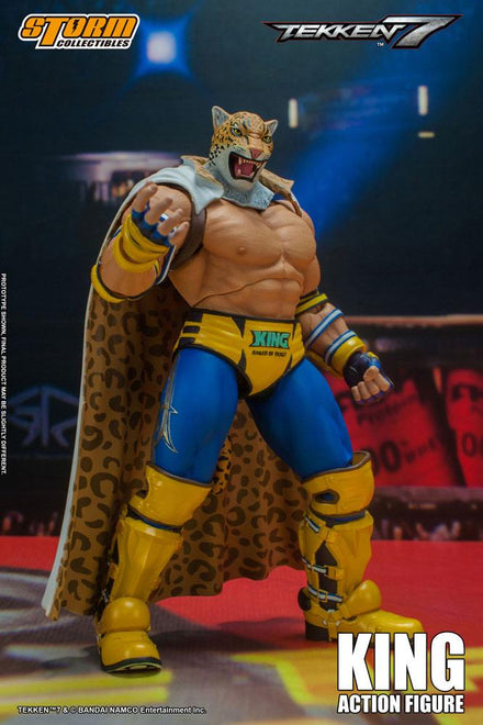 Figura de acción Tekken 7 1/12 King 18 cm