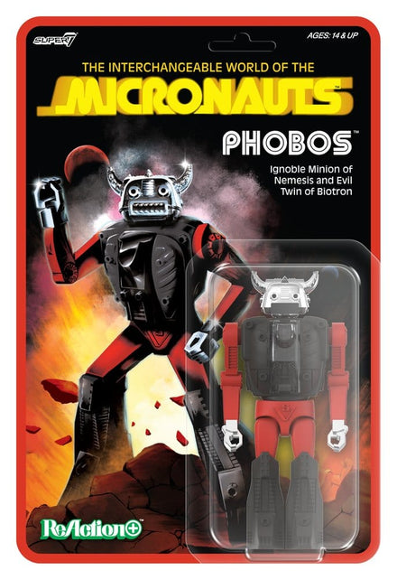 Micronauts Wave 04 Phobos Reaction+ Figura de Acción Super 7