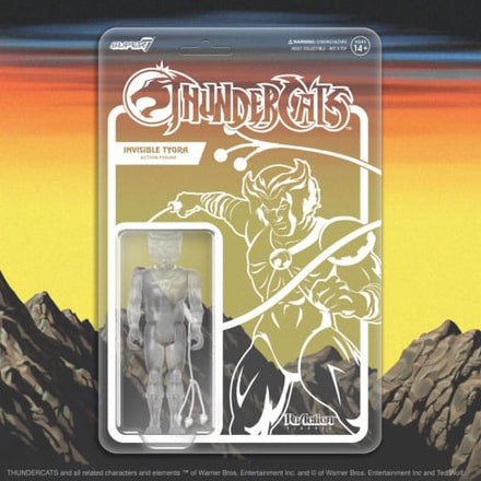 Figura de acción Thundercats Reaction Tygra (transparente) 10 cm
