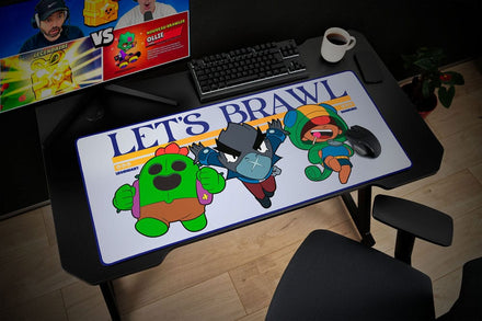 Brawl Stars XXL Desk Mat Let's Brawl