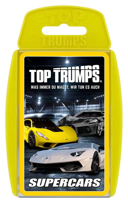 Juego de cartas de superdeportivos Top Trumps *Versión en alemán*