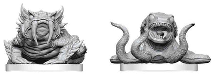 Miniatura sin pintar Pathfinder Battles Deep Cuts Bogwid & Slurk 13 cm
