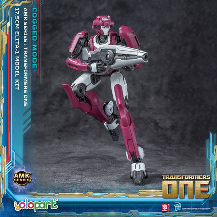 Transformers 8 Amk Series Plastic Model Kit Elita - 1 20 Cm
